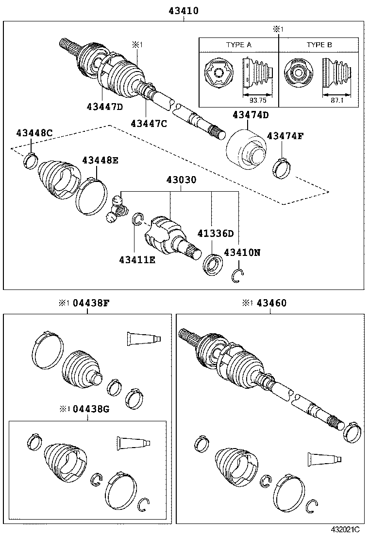 Toyota 42345-0D220 CLAMP, NO.2 (FOR FRONT AXLE OUTBOARD JOINT BOOT RH)