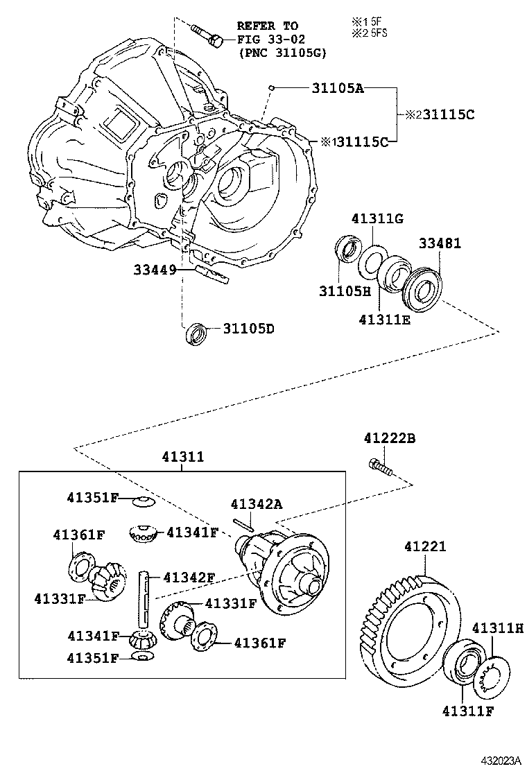 41221-02080 GEAR, FRONT DIFFERENTIAL RING product image