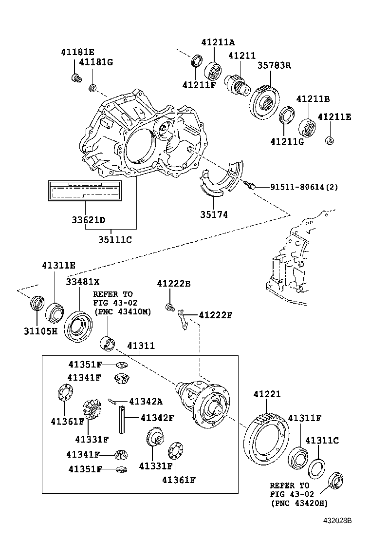 33481-12110 GEAR, SPEEDOMETER DRIVE (ATM) product image