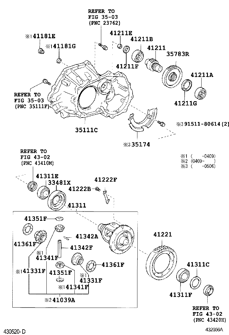 41301-52040 CASE, FRONT DIFFERENTIAL product image