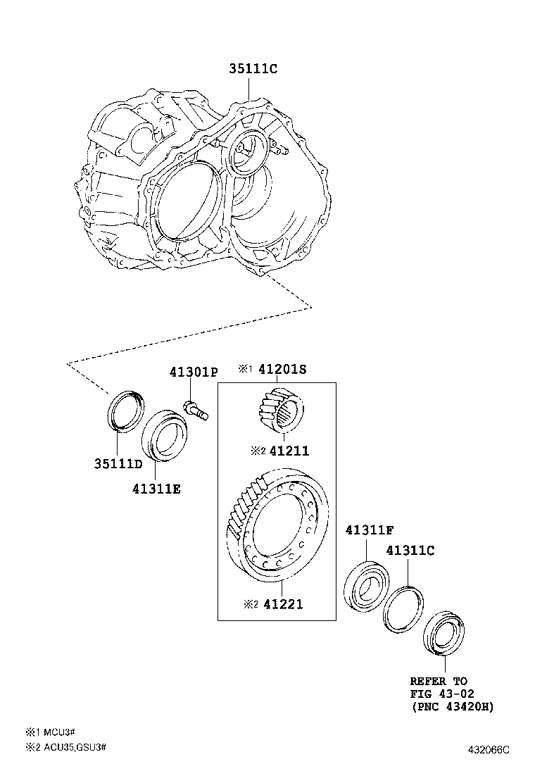 35105-42014 HOUSING, TRANSAXLE product image