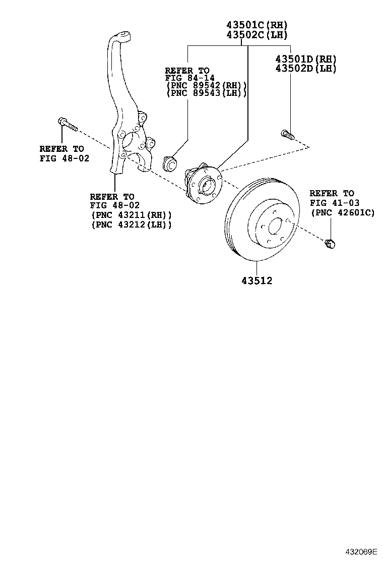 43516-22010 DISC, FRONT product image