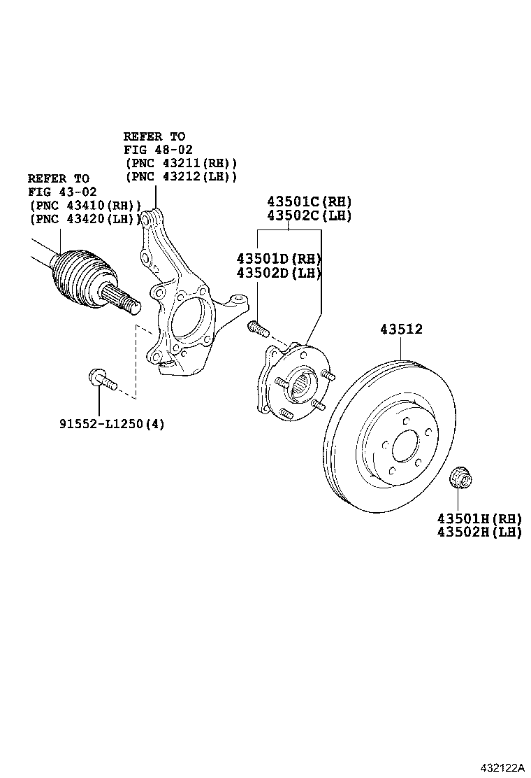 43512-02180 DISC, FRONT product image