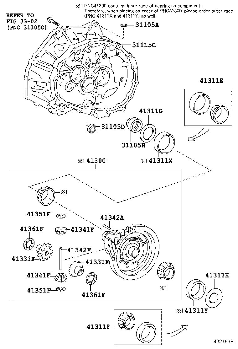 31105-12220 CASE, FRONT TRANSAXLE(MTM) product image