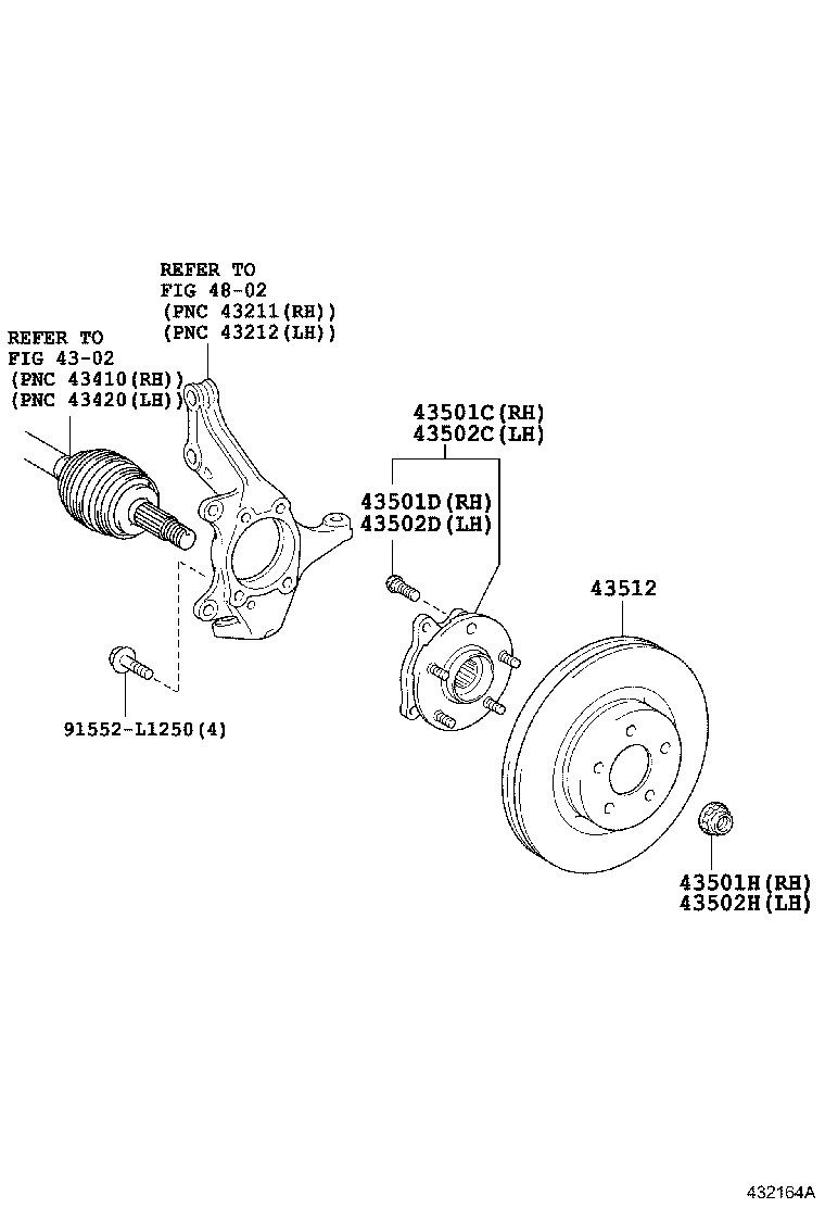 43512-12680 DISC, FRONT product image