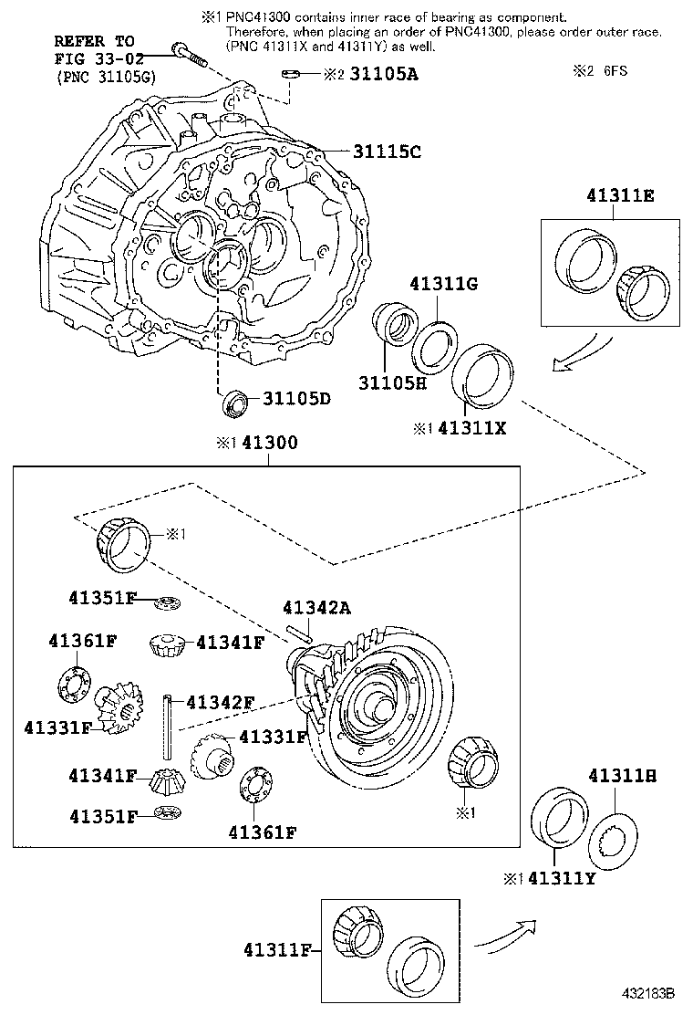 41221-02080 GEAR, FRONT DIFFERENTIAL RING product image