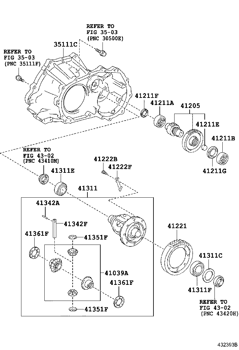 41206-52010 GEAR SUB-ASSY, PINION & COUNTER DRIVEN product image