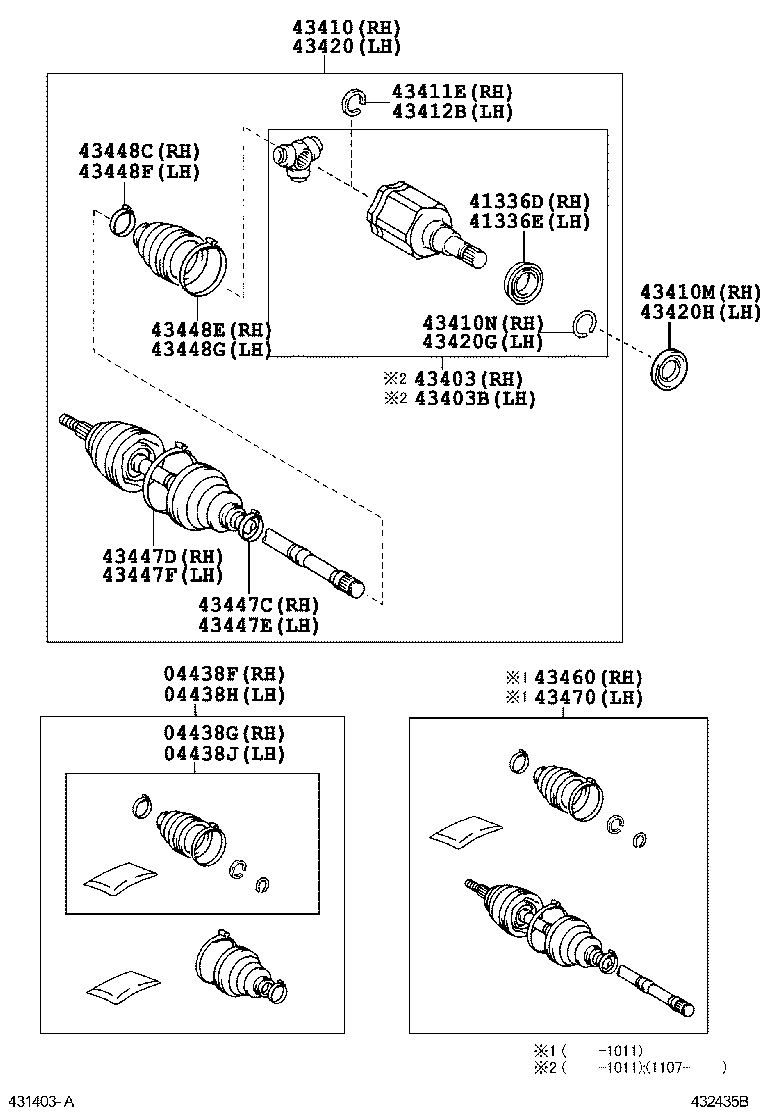 Toyota 42345-60120 CLAMP, NO.2 (FOR FRONT AXLE OUTBOARD JOINT BOOT RH)