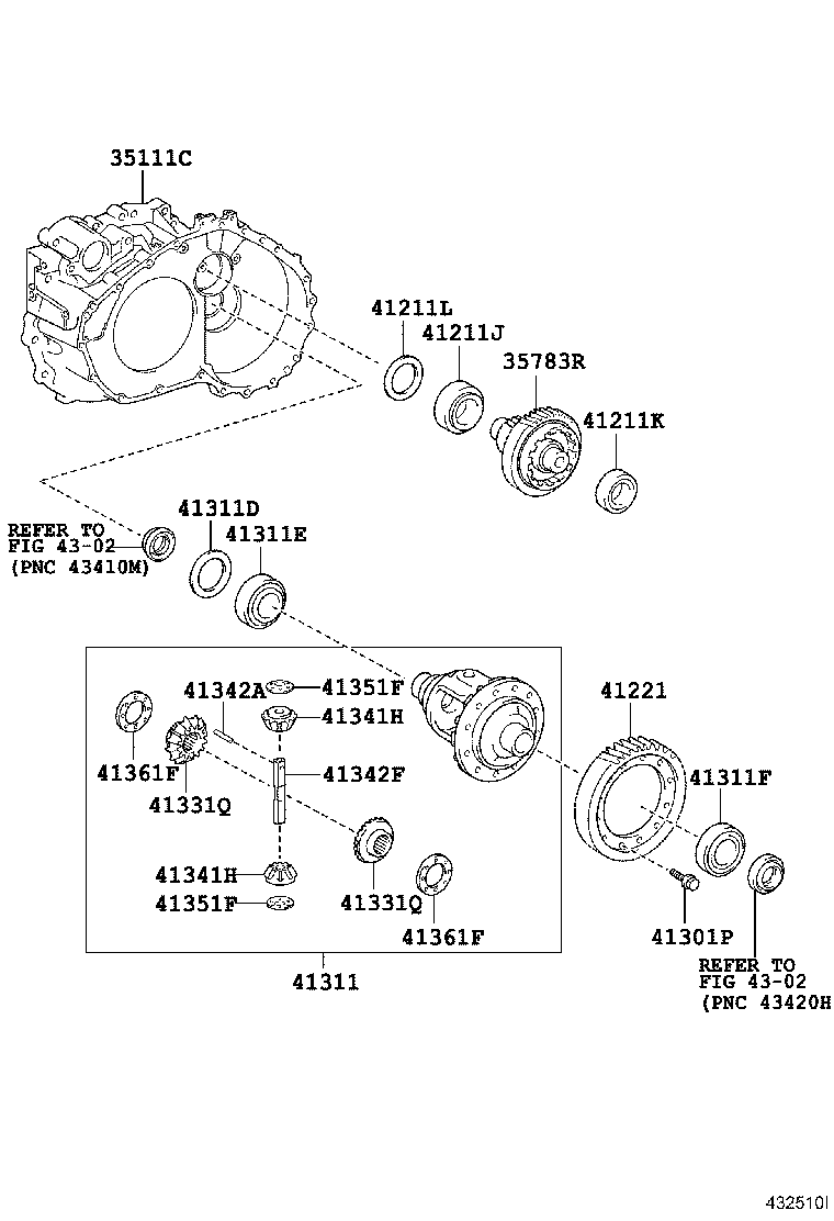 90564-56103 SHIM (FOR FRONT DIFFERENTIAL CASE REAR) product image