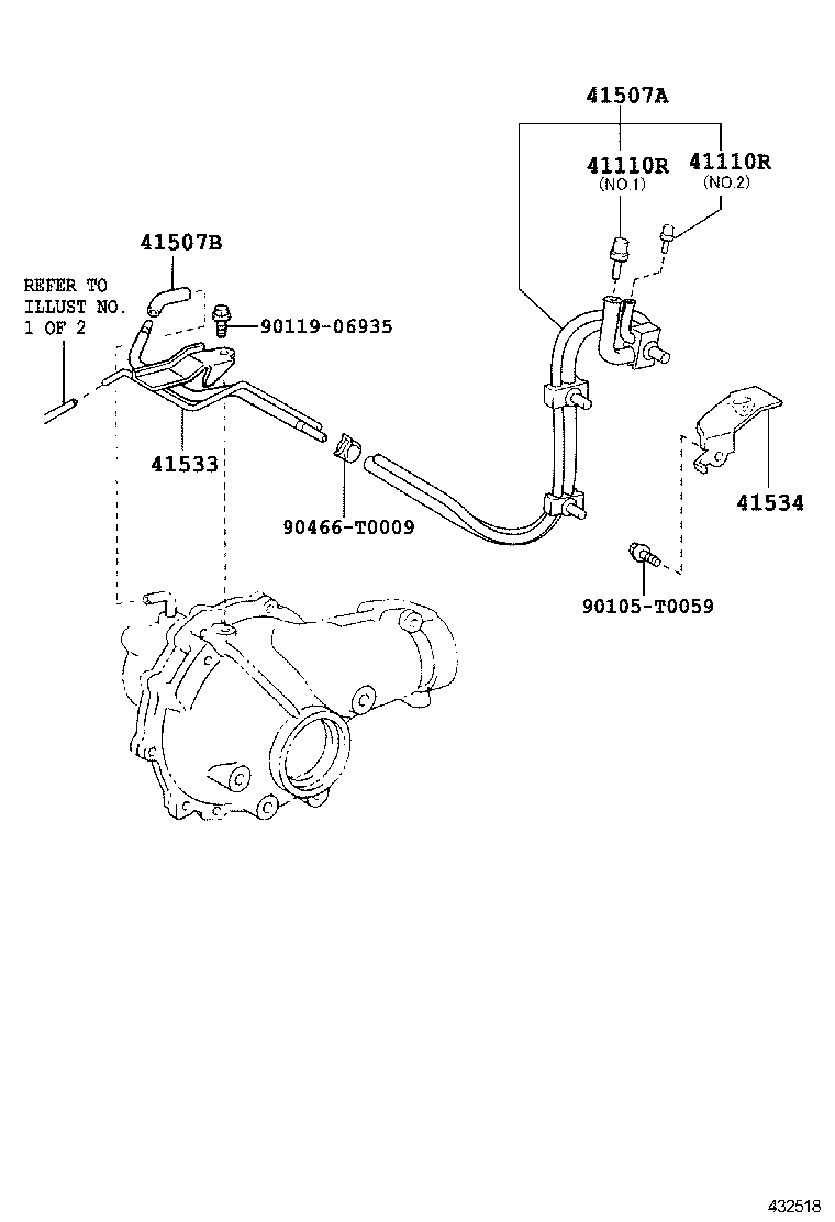 41110-71243 CARRIER ASSY, DIFFERENTIAL, FRONT product image