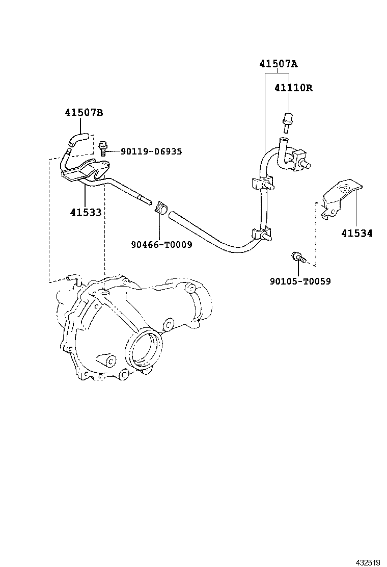 41110-71243 CARRIER ASSY, DIFFERENTIAL, FRONT product image