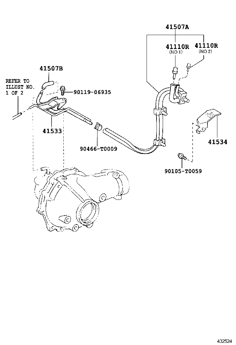 41101-71020 CARRIER SUB-ASSY, DIFFERENTIAL, FRONT product image