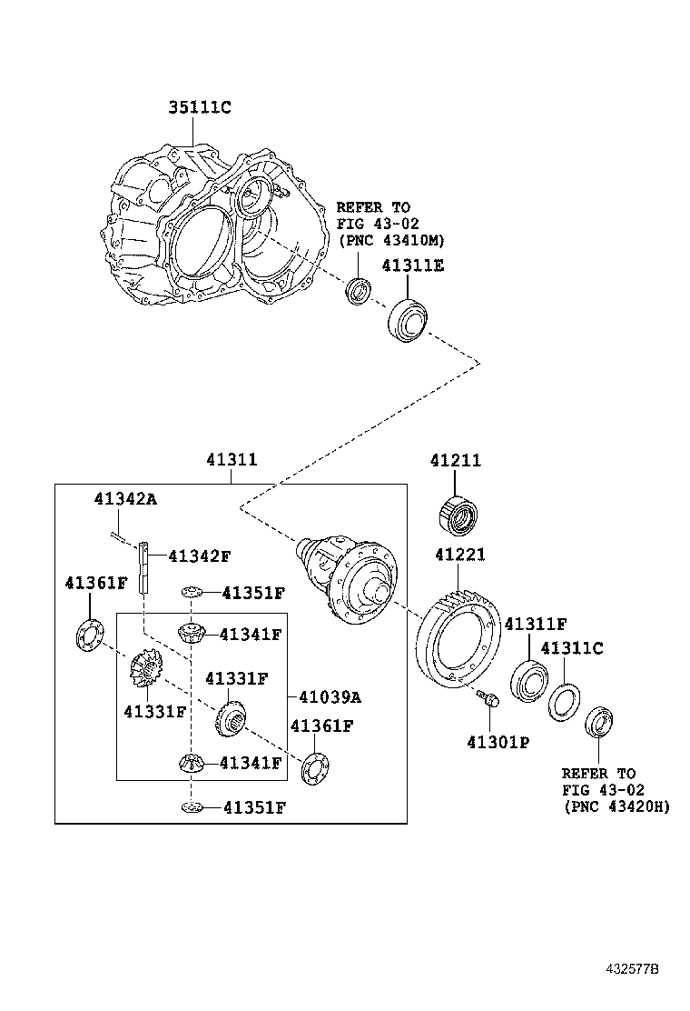 90564-56103 SHIM (FOR FRONT DIFFERENTIAL CASE REAR) product image
