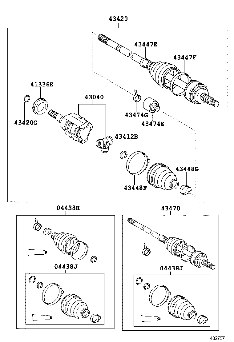 42345-07060 CLAMP, NO.2 (FOR FRONT AXLE INBOARD JOINT BOOT RH) product image