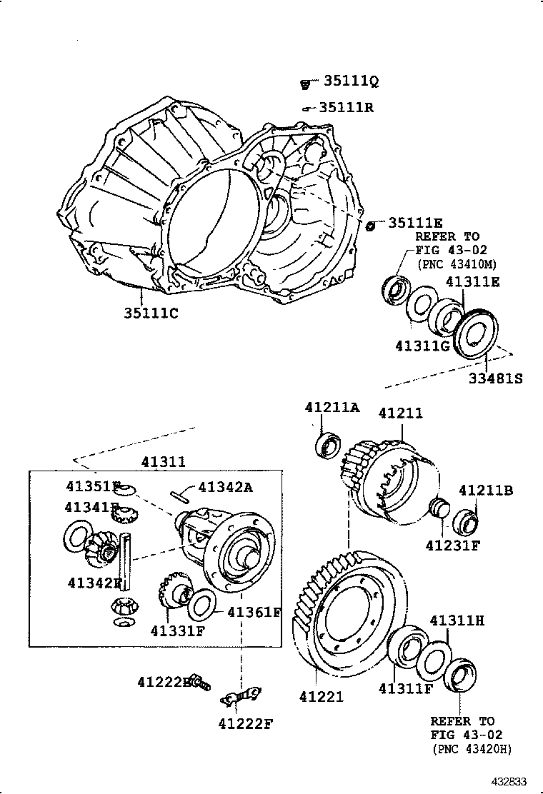41221-12380 GEAR, FRONT DIFFERENTIAL RING product image