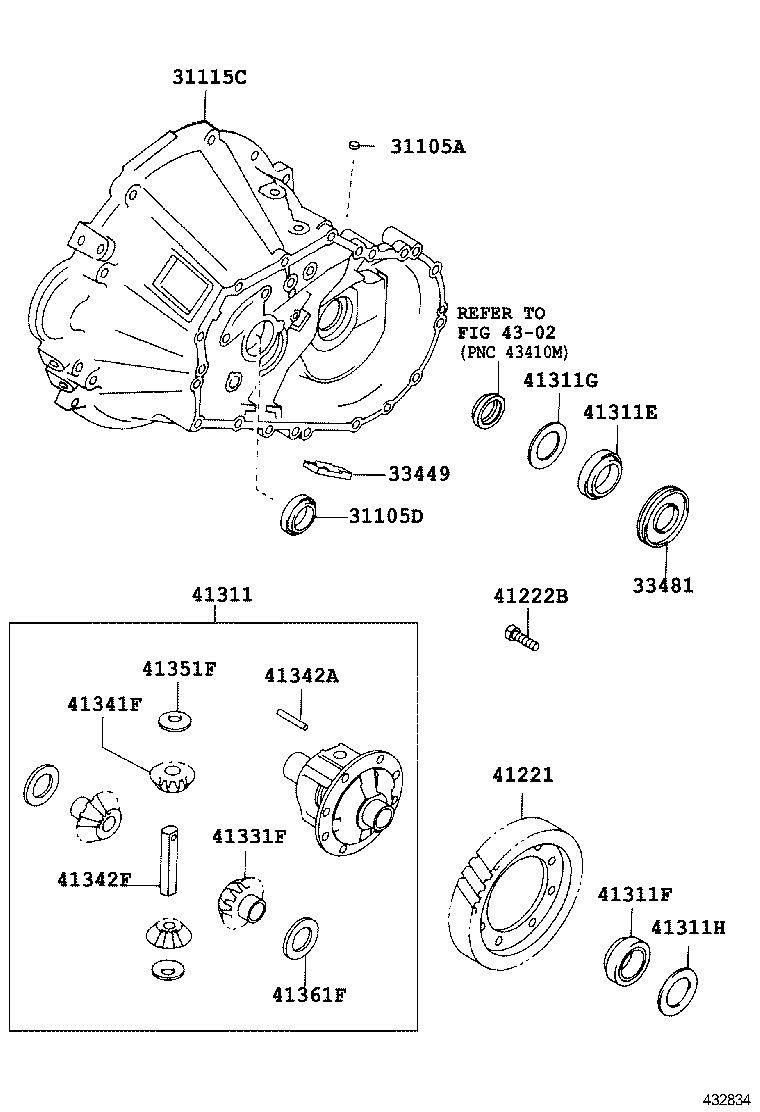 41221-12380 GEAR, FRONT DIFFERENTIAL RING product image