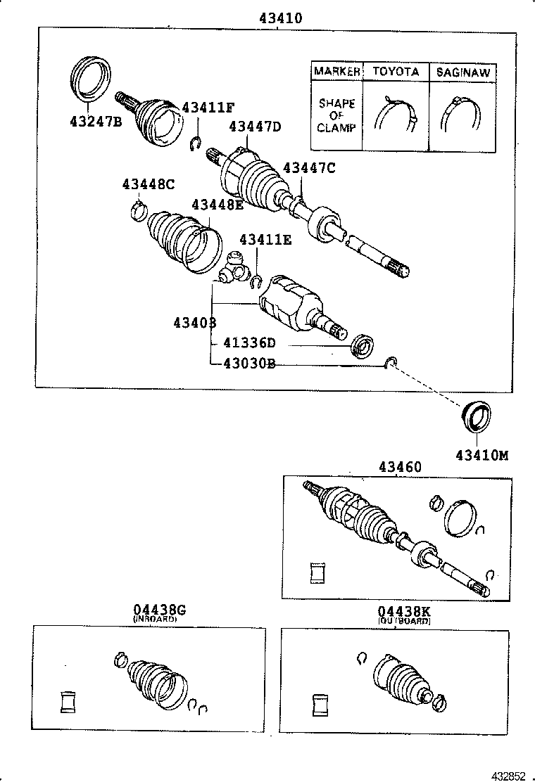 90105-08144 BOLT (FOR DRIVE SHAFT BEARING BRACKET SETTING NO.1) product image