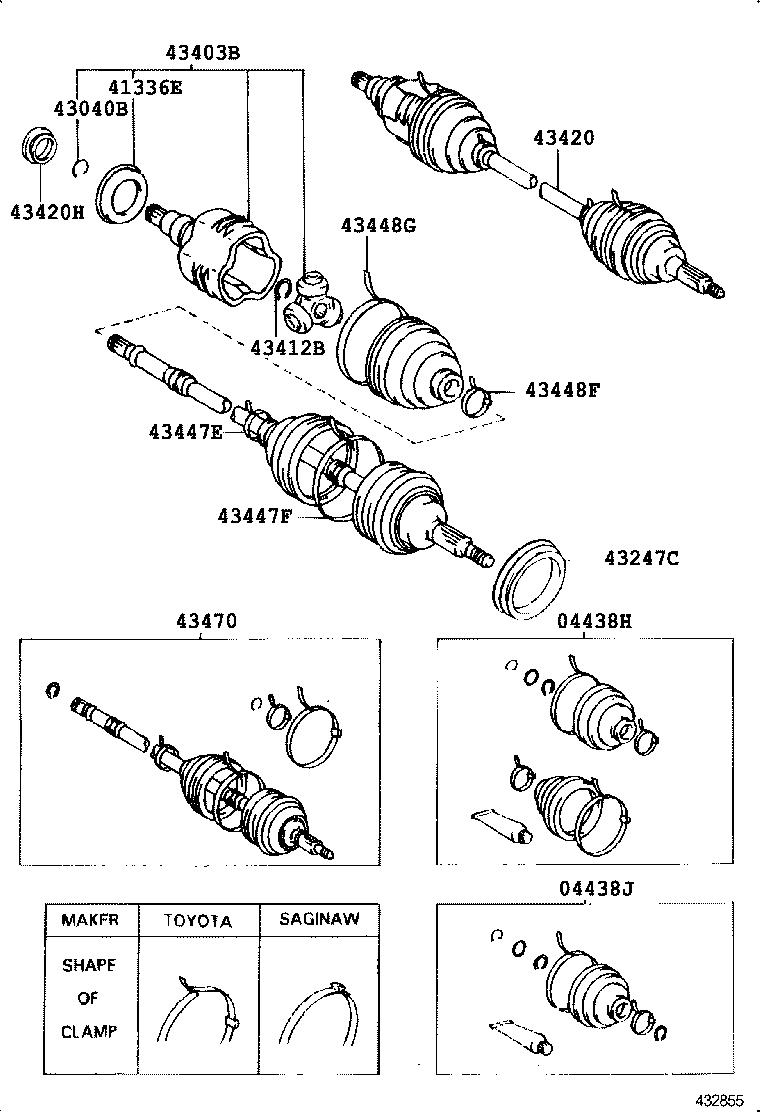 90105-08144 BOLT (FOR DRIVE SHAFT BEARING BRACKET SETTING NO.1) product image
