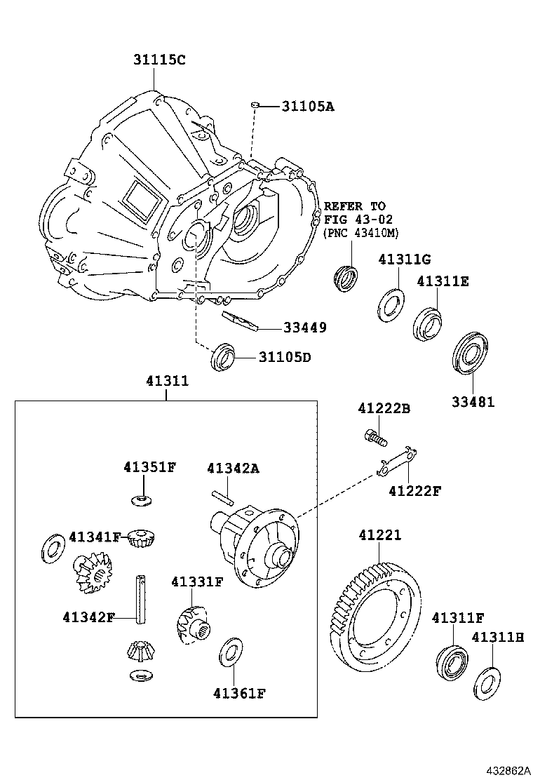33481-42041 GEAR, SPEEDOMETER DRIVE (MTM) product image