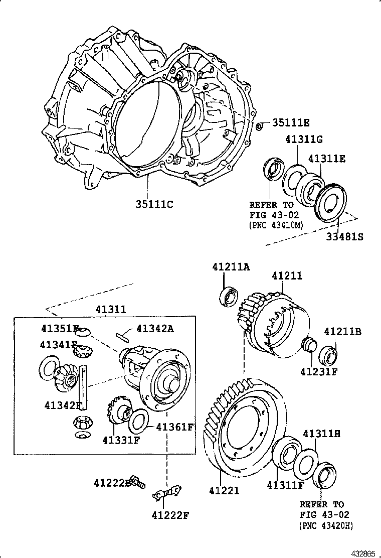 41206-12030 PINION, DIFFERENTIAL DRIVE product image