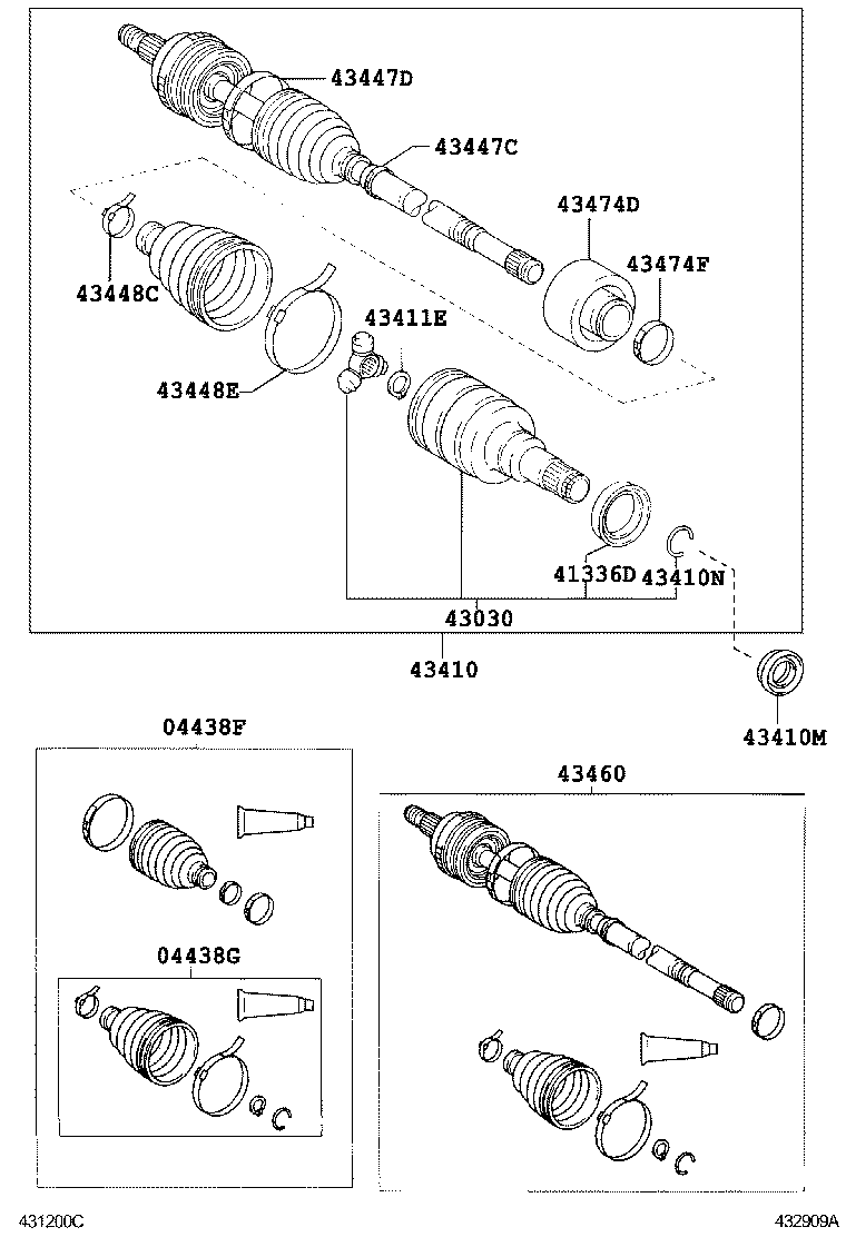 Toyota 42345-52250 CLAMP, NO.2 (FOR FRONT AXLE OUTBOARD JOINT BOOT RH)