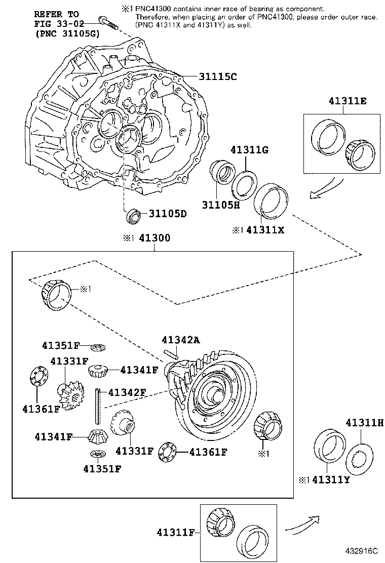 31105-12220 CASE, FRONT TRANSAXLE(MTM) product image