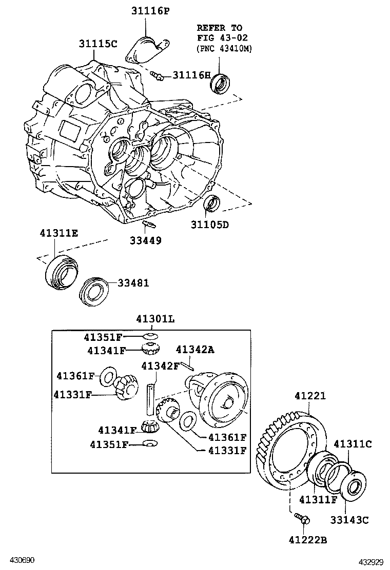 91622-61025 BOLT(FOR FRONT TRANSAXLE CASE COVER) product image