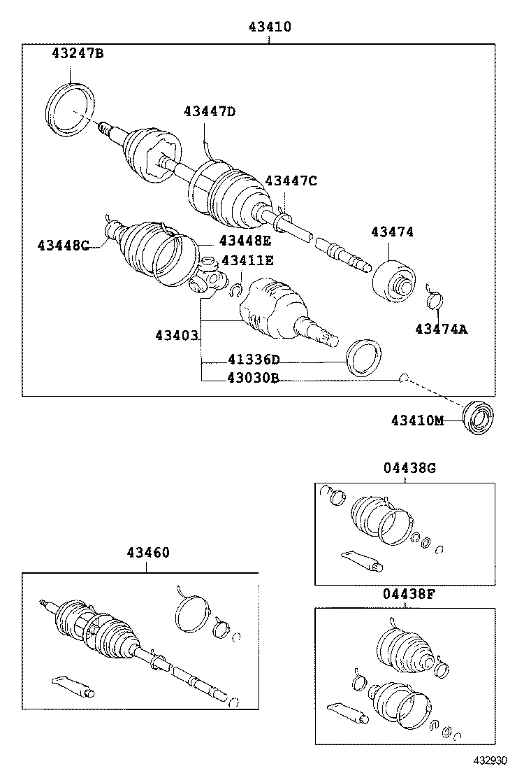 90105-10285 BOLT (FOR DRIVE SHAFT BEARING BRACKET SETTING NO.1) product image