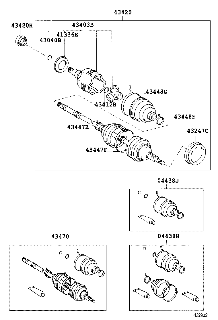 90105-10285 BOLT (FOR DRIVE SHAFT BEARING BRACKET SETTING NO.1) product image