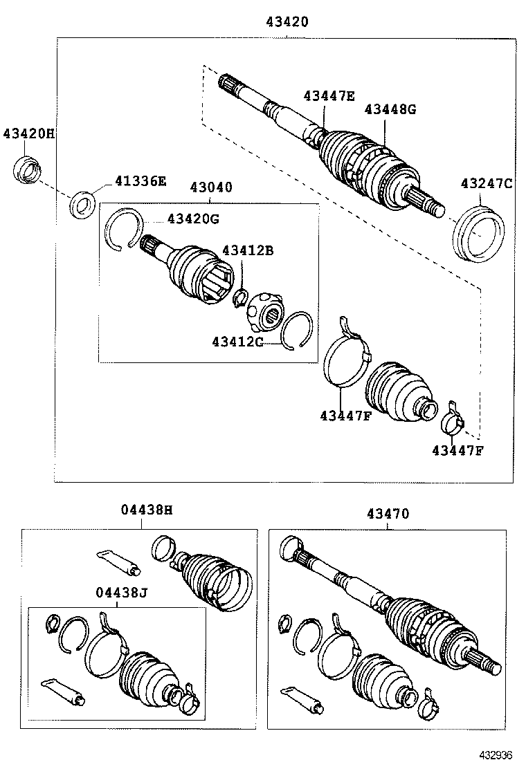 90105-10285 BOLT (FOR DRIVE SHAFT BEARING BRACKET SETTING NO.1) product image
