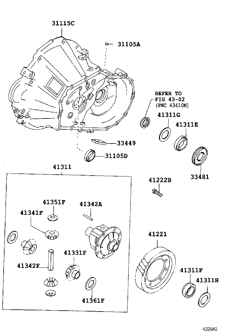 31116-12020 COVER, TRANSAXLE CASE product image