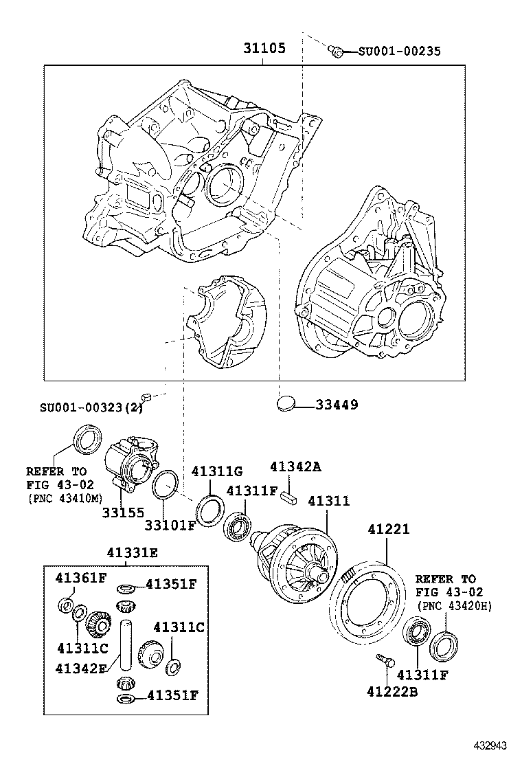 31116-12020 COVER, TRANSAXLE CASE product image