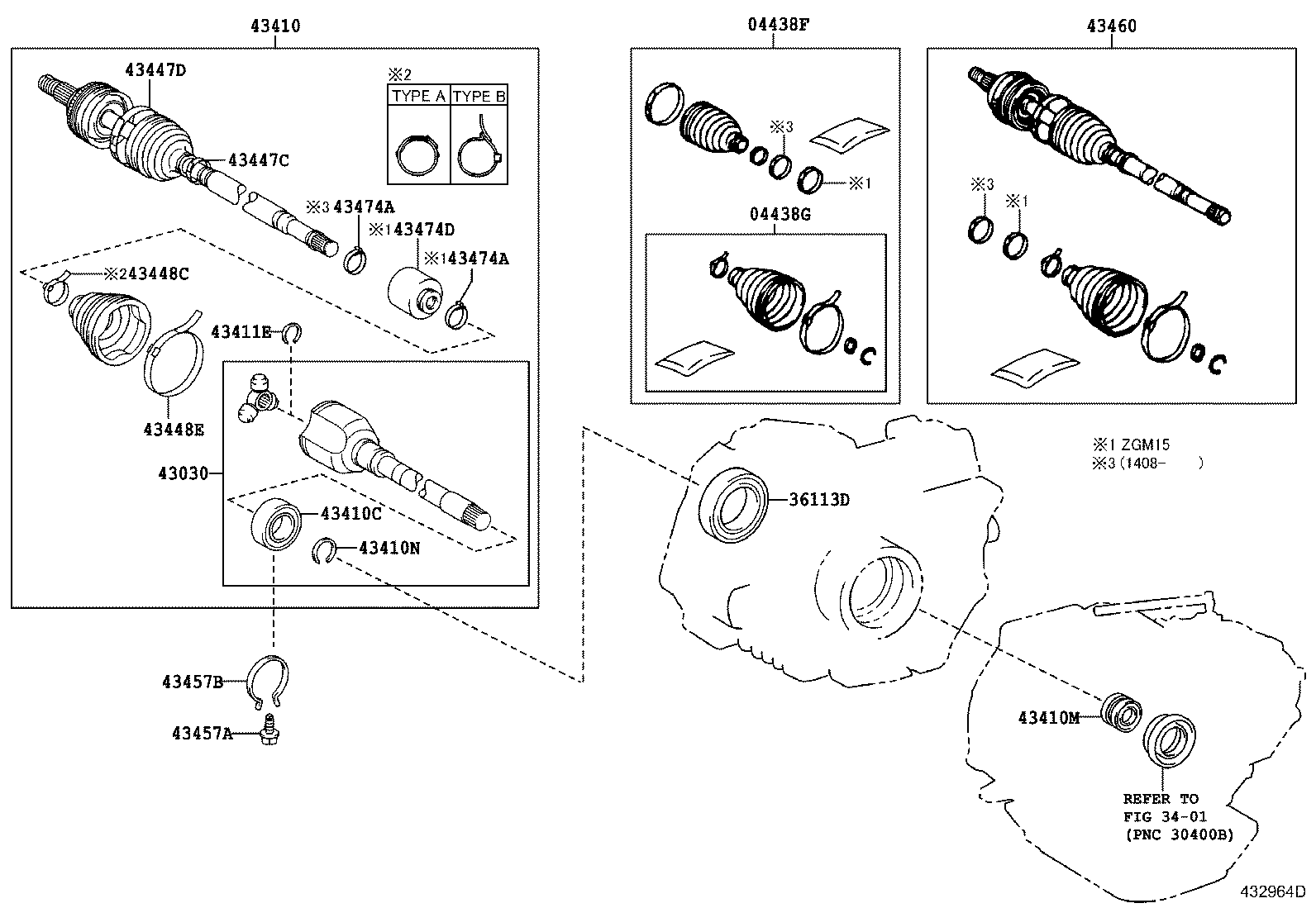 43470-80205 SHAFT ASSY, FRONT DRIVE OUTBOARD JOINT, RH product image