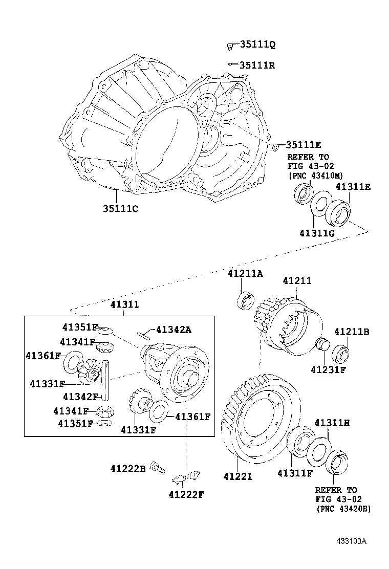 41206-20090 PINION, DIFFERENTIAL DRIVE product image