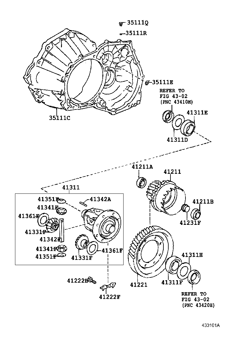 41206-20090 PINION, DIFFERENTIAL DRIVE product image