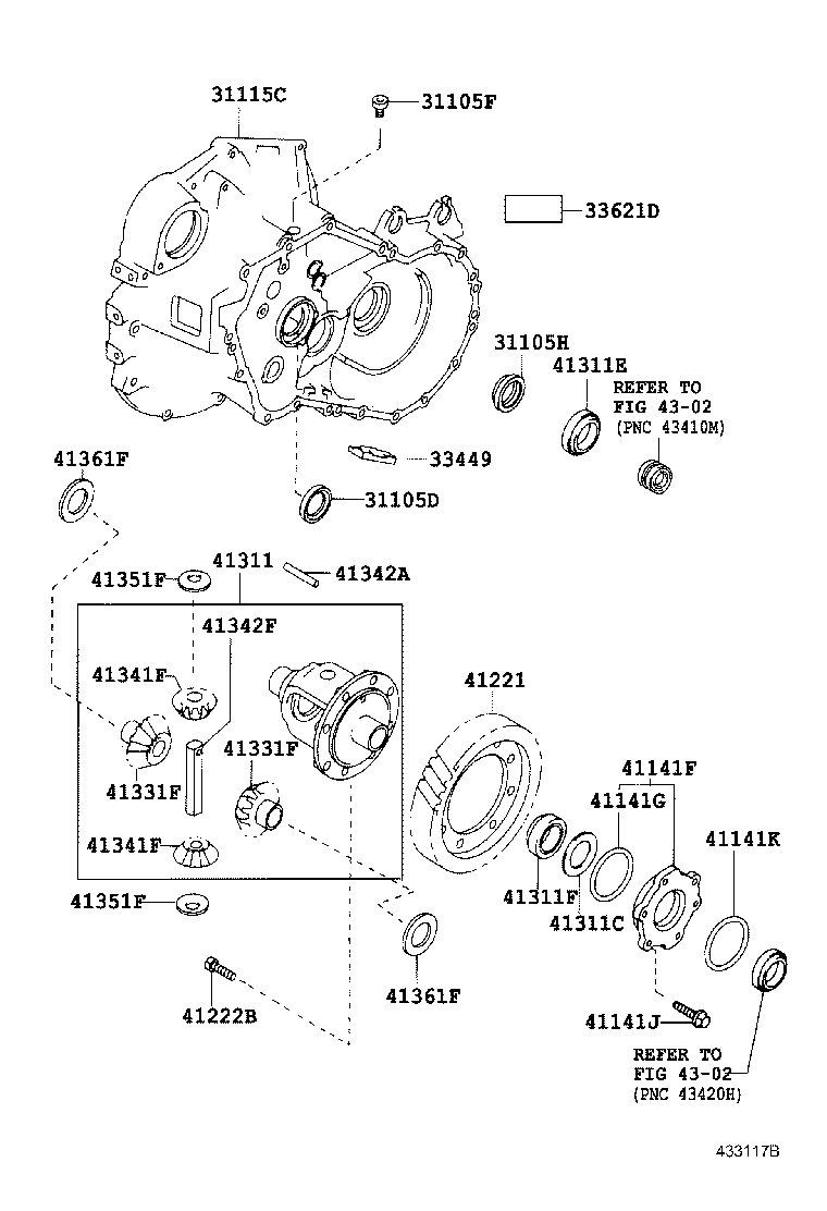 91511-C0825 BOLT(FOR FRONT DIFFERENTIAL SIDE BEARING RETAINER) product image