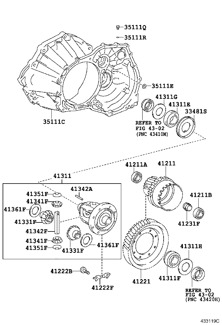 91511-C0825 BOLT(FOR FRONT DIFFERENTIAL SIDE BEARING RETAINER) product image