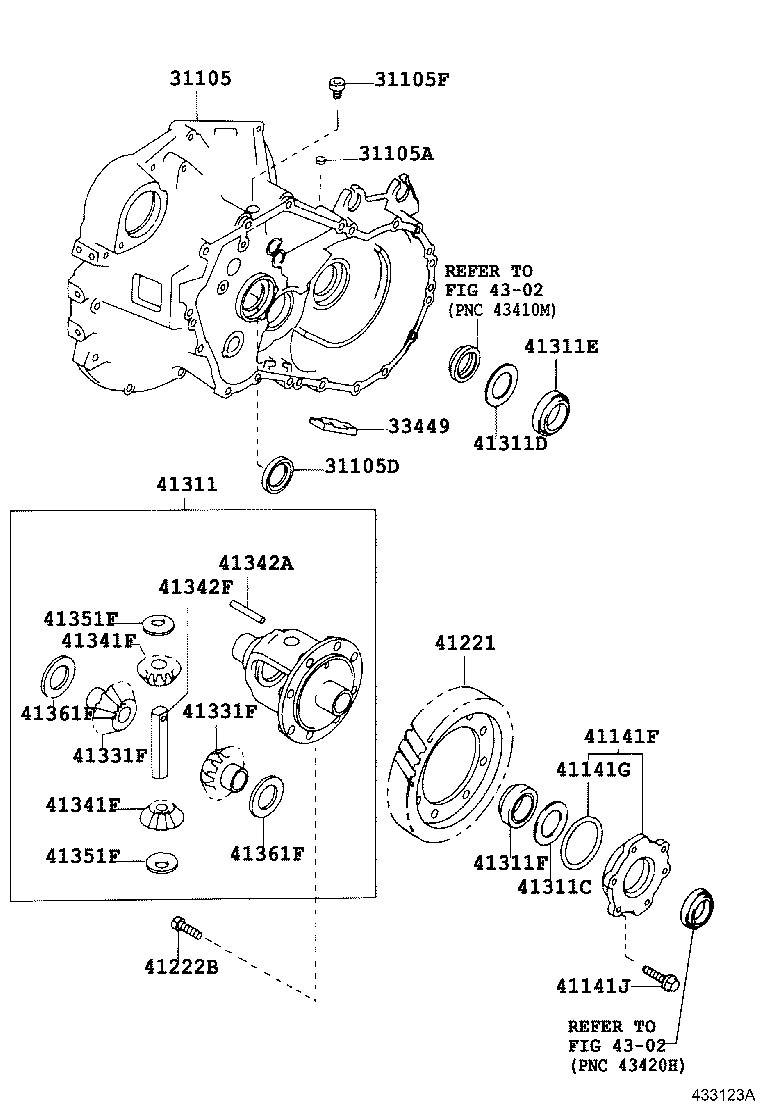 91511-C0825 BOLT(FOR FRONT DIFFERENTIAL SIDE BEARING RETAINER) product image