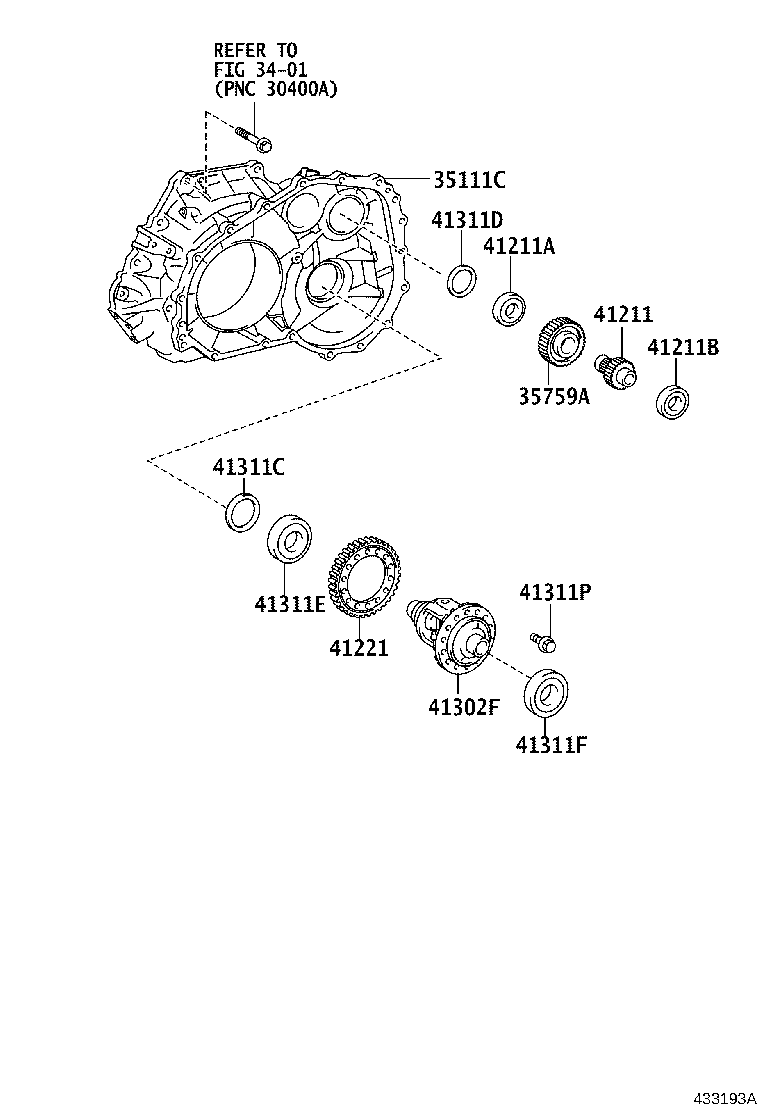 35105-28071 HOUSING, TRANSAXLE product image