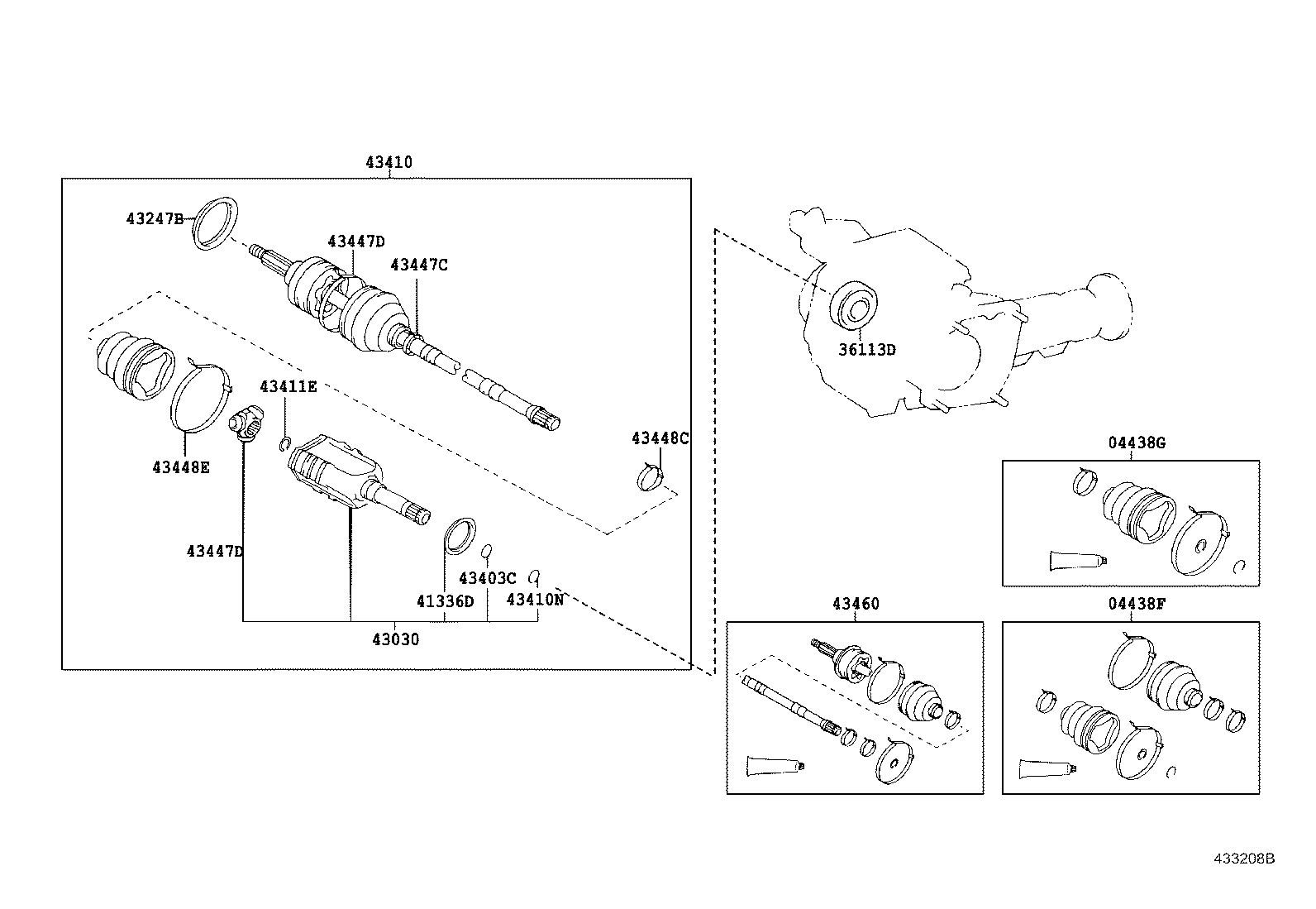 Toyota 90311-35047 OIL SEAL, FRONT DRIVE SHAFT, LH