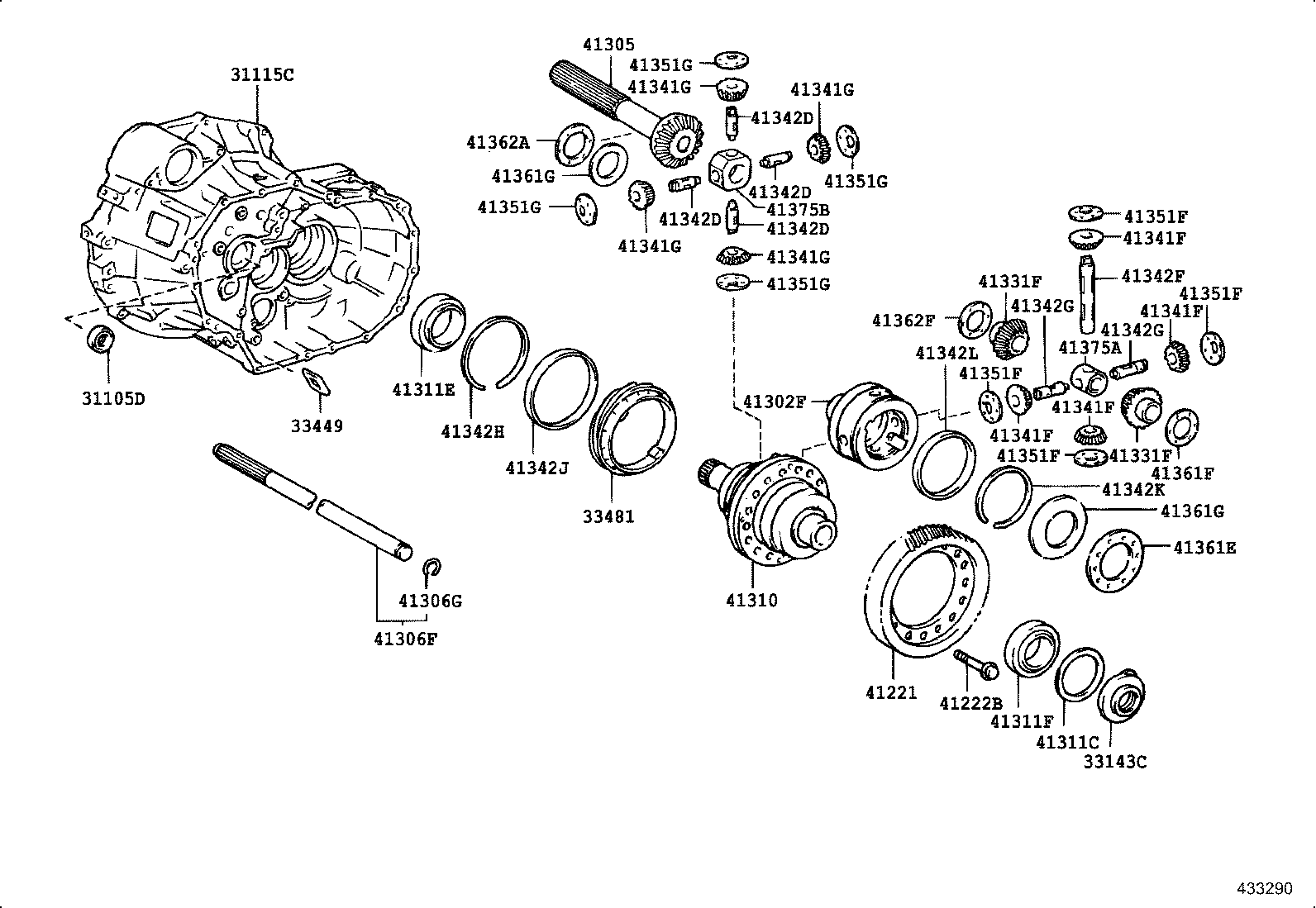41211-32072 PINION, DIFFERENTIAL DRIVE product image