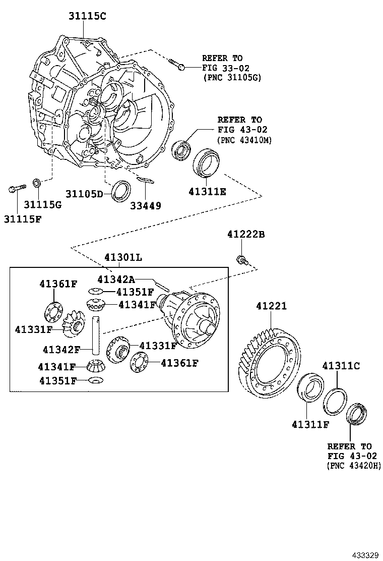 41221-05040 GEAR, FRONT DIFFERENTIAL RING product image