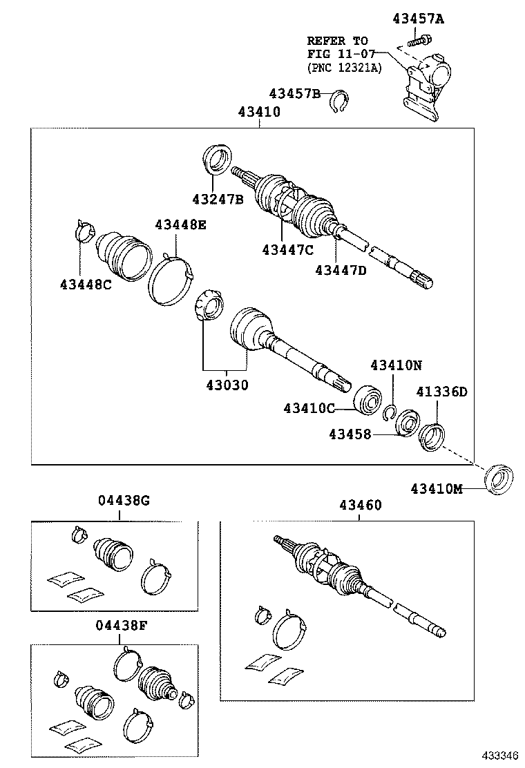 42345-06070 CLAMP, NO.2 (FOR FRONT AXLE OUTBOARD JOINT BOOT RH) product image