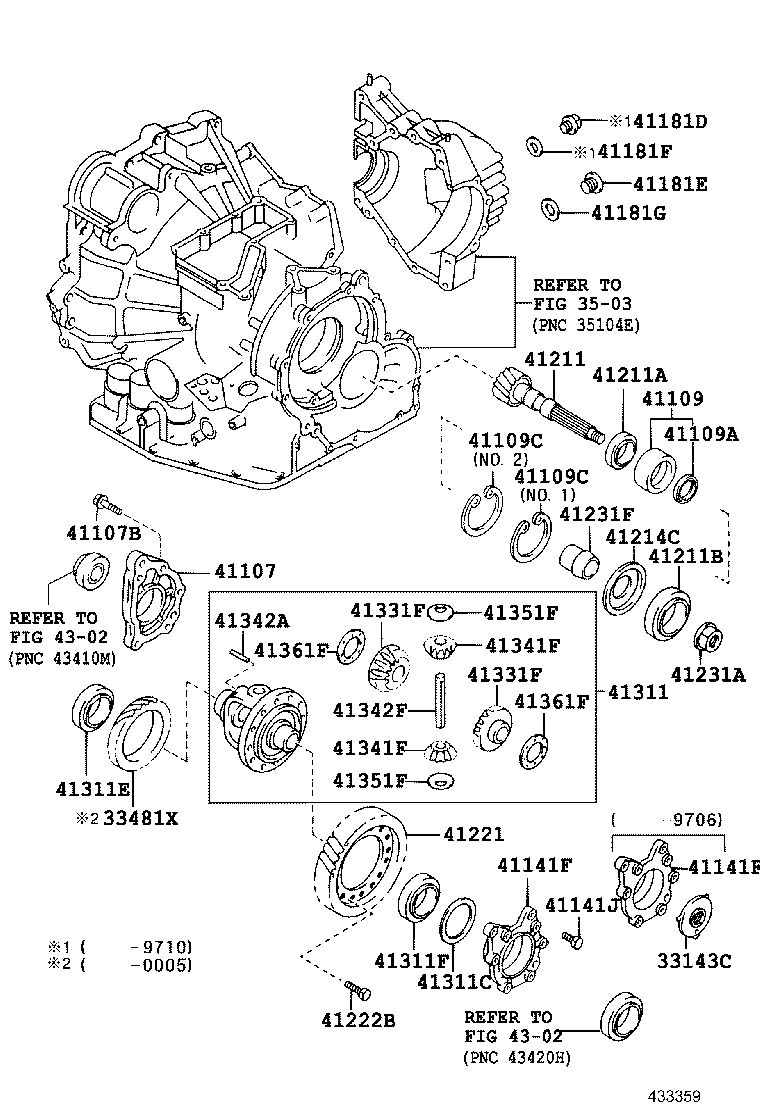 41301-33050 CASE, FRONT DIFFERENTIAL product image