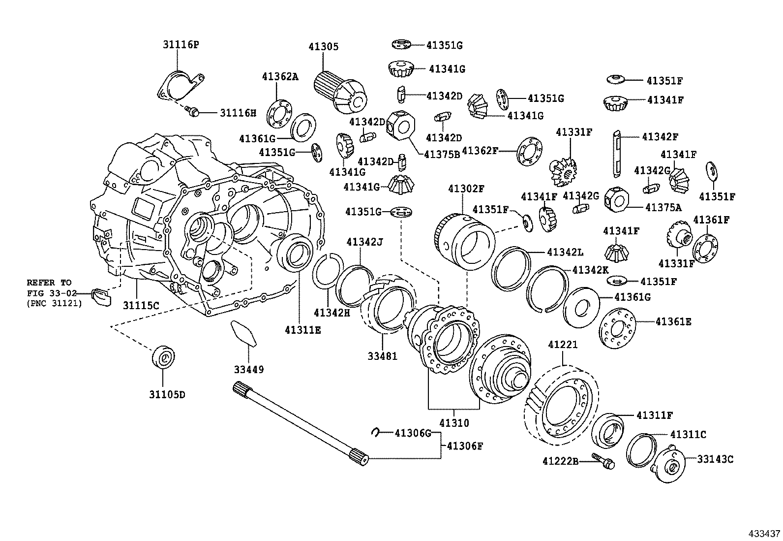 33481-42041 GEAR, SPEEDOMETER DRIVE (MTM) product image