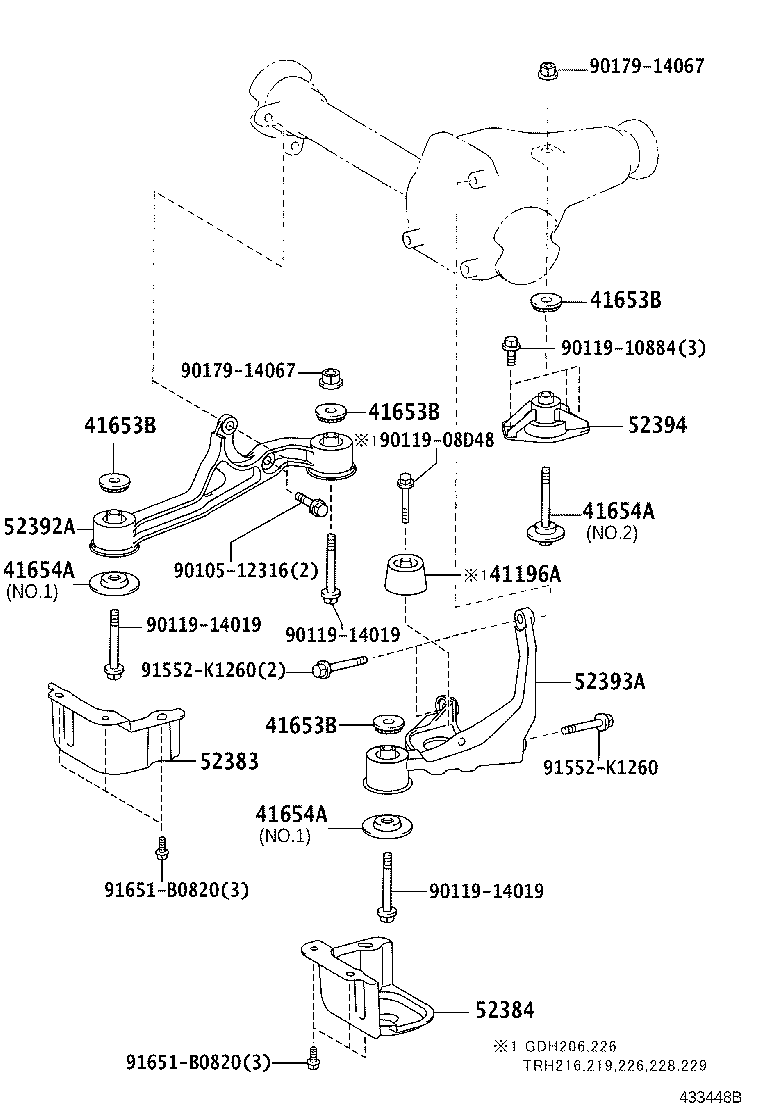 41201-80504 FINAL GEAR KIT, DIFFERENTIAL, FRONT product image