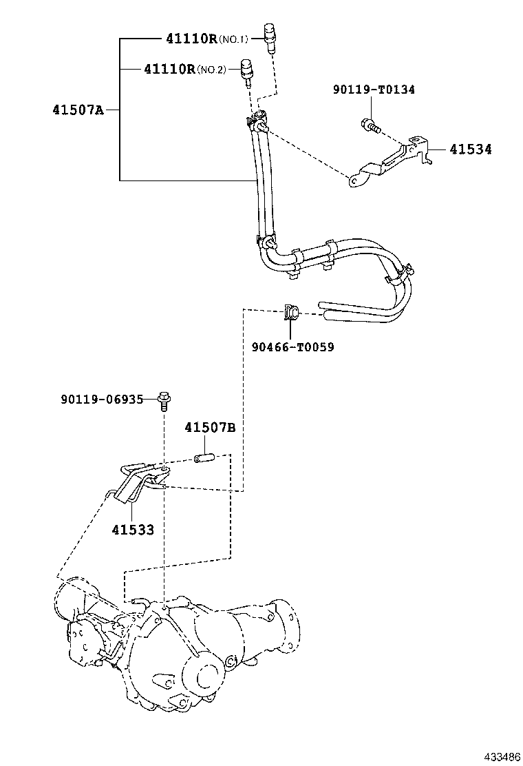 41201-79485 FINAL GEAR KIT, DIFFERENTIAL, FRONT product image