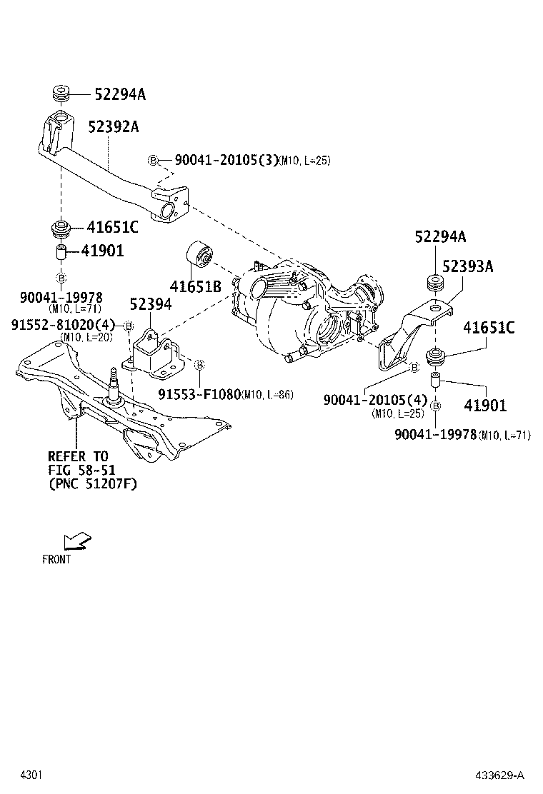 90041-79243 NUT, DRIVE PINION LOCK product image