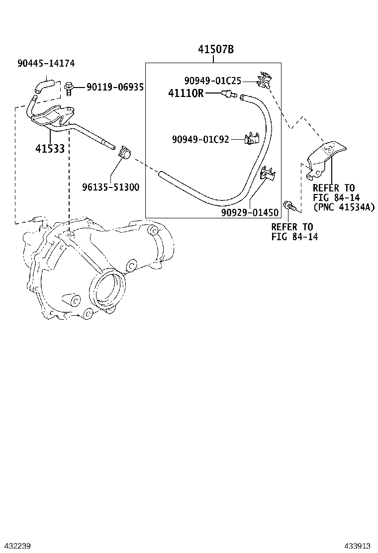 41311-35121 CASE, FRONT DIFFERENTIAL product image