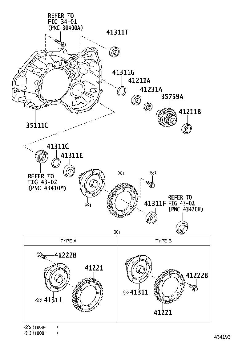 41300-02060 CASE ASSY, FRONT DIFFERENTIAL, W/RING GEAR product image